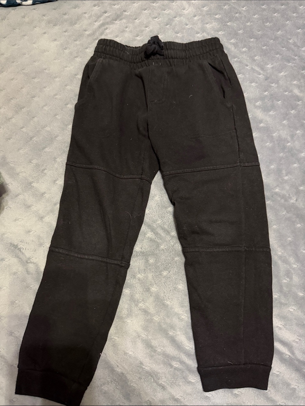 Men's Black Knit Jogger Pants - Casual Comfort